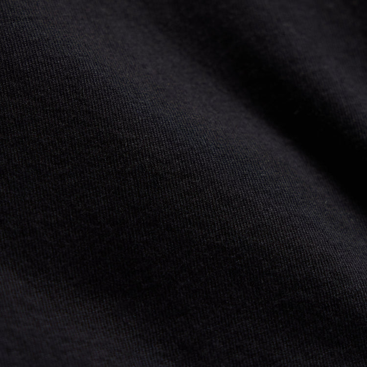 Short Sleeve V Neck in Black | James Perse Los Angeles