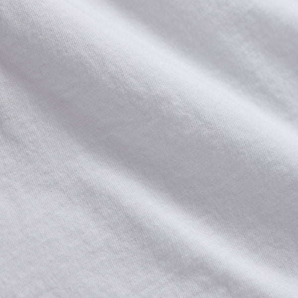 Short Sleeve V Neck in White | James Perse Los Angeles