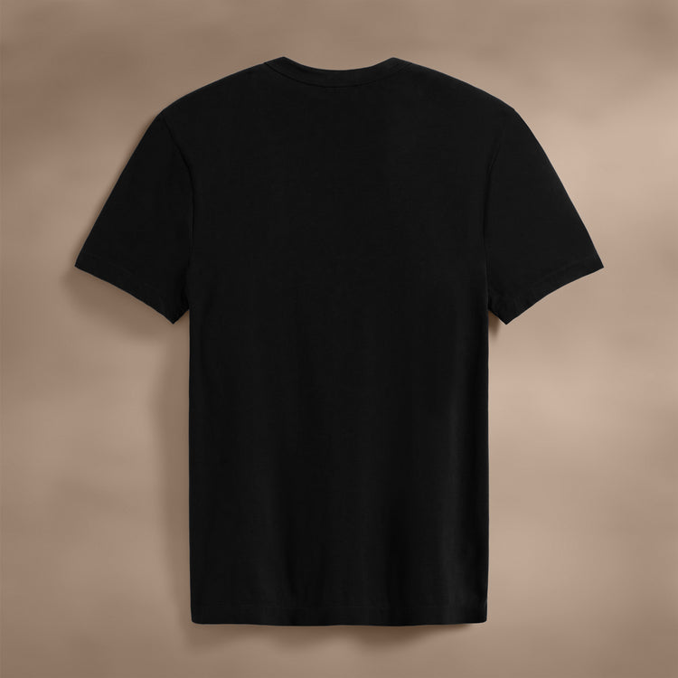 Heavy Luxe Jersey Crew in Black | James Perse Los Angeles