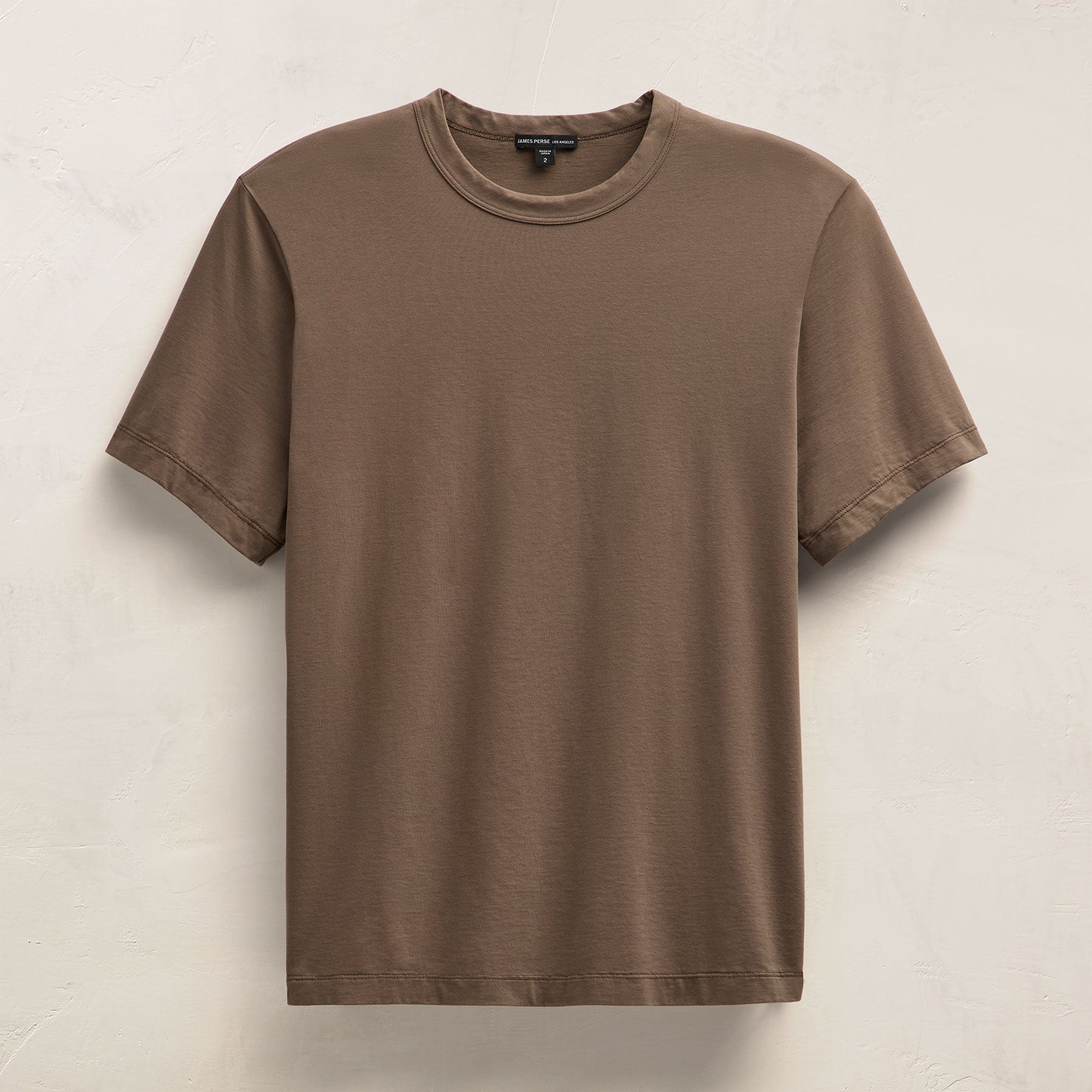 Heavy Luxe Jersey Crew in Caribou | James Perse Los Angeles