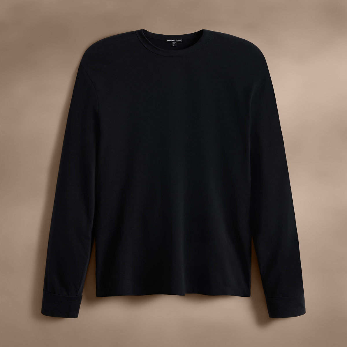 Heavy Luxe Jersey Long Sleeve in Black | James Perse Los Angeles