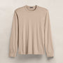 Heavy Luxe Jersey Long Sleeve in Stone | James Perse Los Angeles