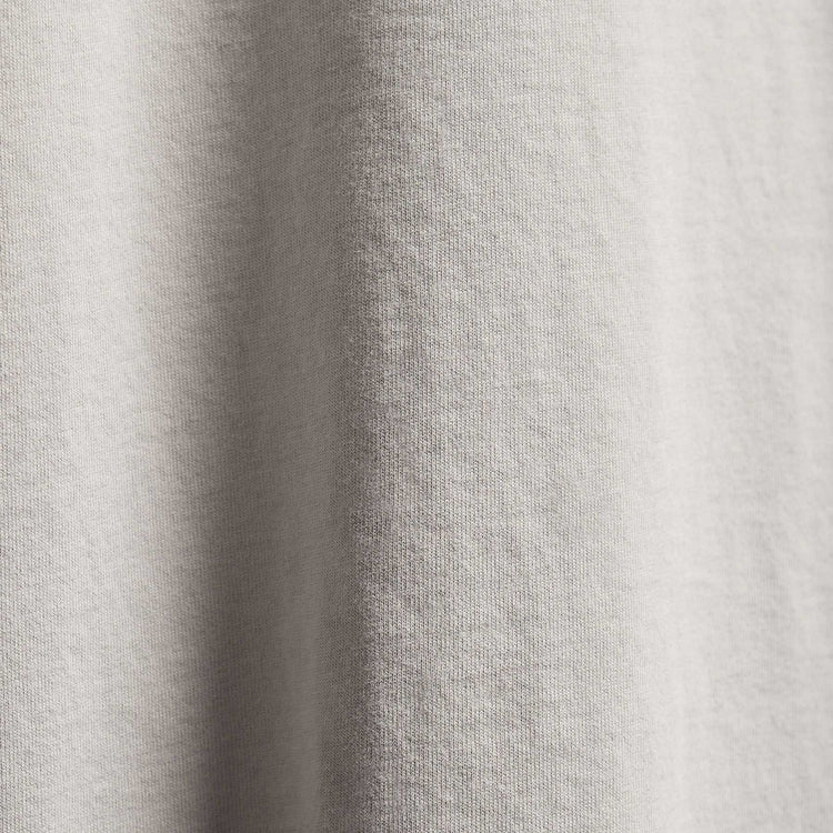 Luxury Organic Jersey Half Zip in Concrete | James Perse Los Angeles