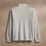Luxury Organic Jersey Half Zip in Concrete | James Perse Los Angeles