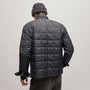 Quilted Shirt Jacket in Black | James Perse Los Angeles