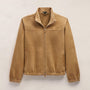 Suede Bomber Jacket in Sand | James Perse Los Angeles