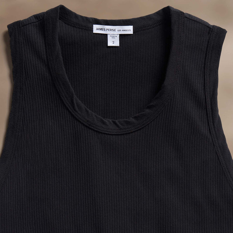 LA Skate Tank in Black | James Perse Los Angeles