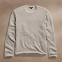 Soft Featherweight Cashmere Crew in Tan | James Perse Los Angeles