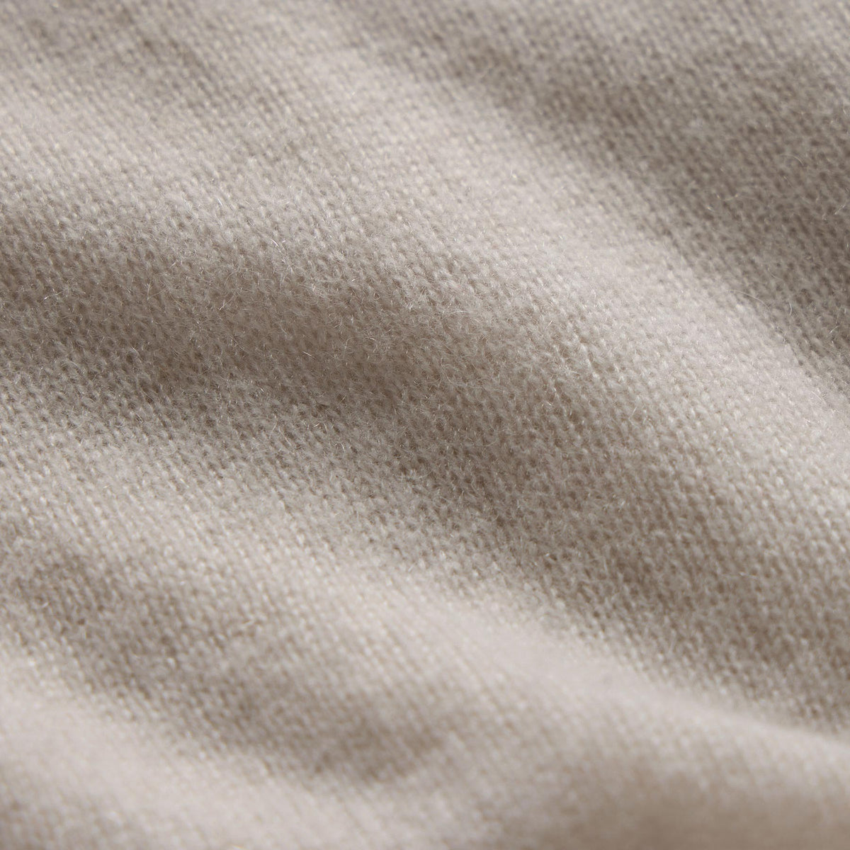 Soft Featherweight Cashmere Crew in Tan | James Perse Los Angeles
