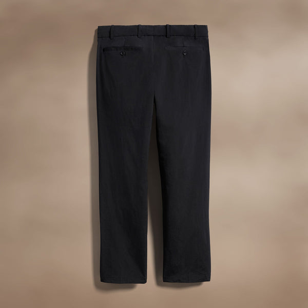 Cotton Poplin Trouser in Black | James Perse Los Angeles