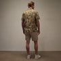 Printed Linen Short Sleeve in Palm Print | James Perse Los Angeles