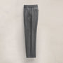 Wool Cashmere Flannel Side Piping Pant in Charcoal | James Perse Los Angeles