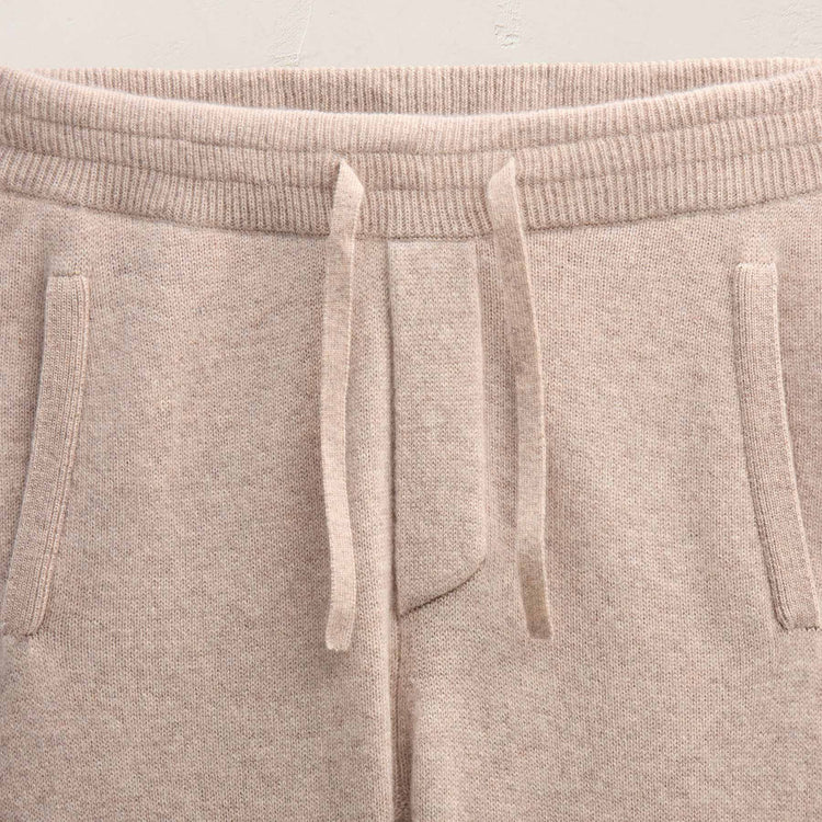 Recycled Cashmere Track Pant With Pockets in Stone | James Perse Los Angeles