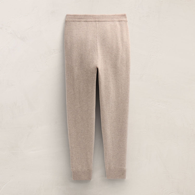 Recycled Cashmere Track Pant With Pockets in Stone | James Perse Los Angeles
