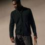 Recycled Cashmere Full Zip Sweater in Black | James Perse Los Angeles