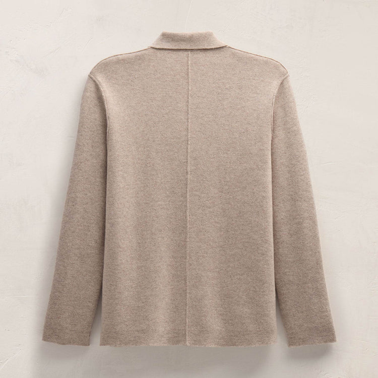 Double Breasted Cashmere Blazer in Stone | James Perse Los Angeles