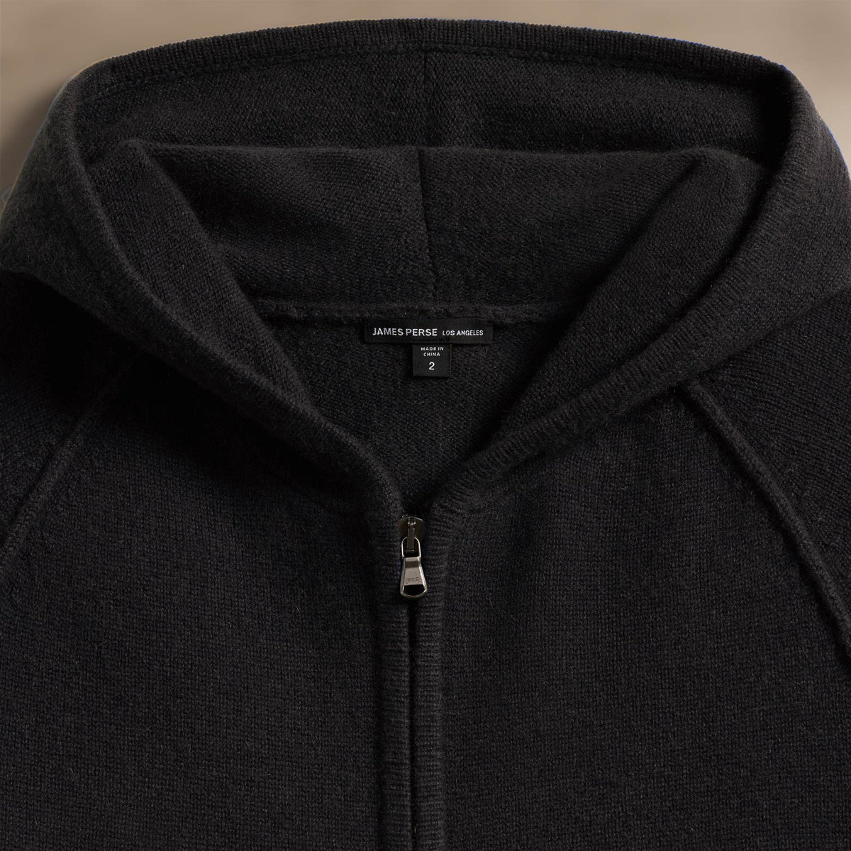 Recycled Cashmere Jacket in Black | James Perse Los Angeles
