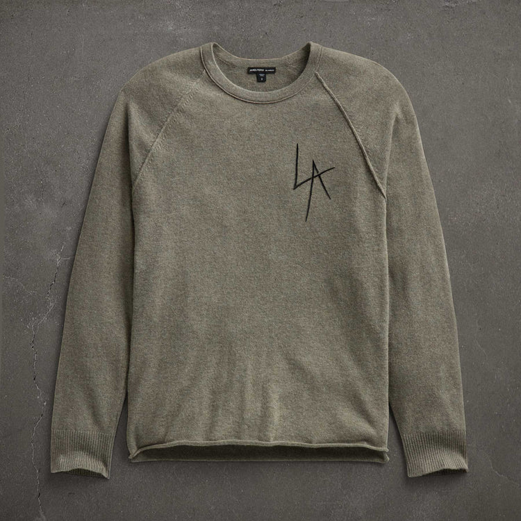 JP x LA in Rbc Raglan in Ammo | James Perse Los Angeles