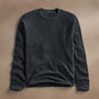 Rcld Cashmere Palm Intarsia Raglan in Coal/Off White | James Perse Los Angeles