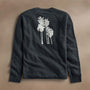 Rcld Cashmere Palm Intarsia Raglan in Coal/Off White | James Perse Los Angeles