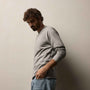 Fine French Terry Sweatshirt in Heather Grey | James Perse Los Angeles