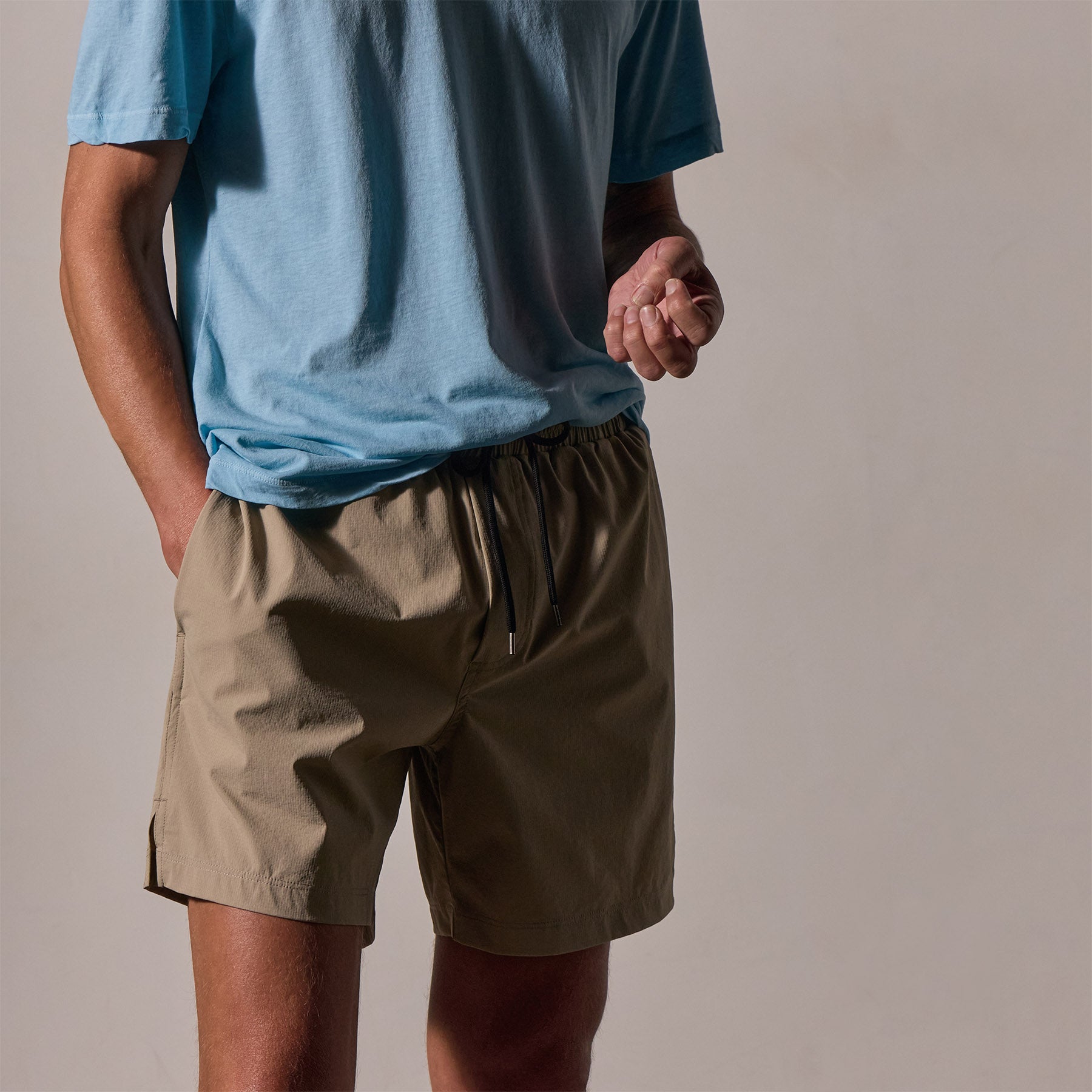 Ripstop Boardshort in Grout | James Perse Los Angeles
