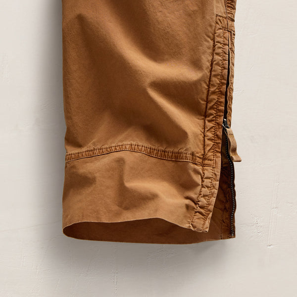 Parachute Poplin Cargo in Whiskey Pigment  | James Perse Los Angeles