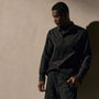 Supima Poplin Shirt in Black | James Perse Los Angeles