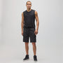 Stretch Poplin Cargo Short in Black | James Perse Los Angeles