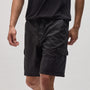 Stretch Poplin Cargo Short in Black | James Perse Los Angeles
