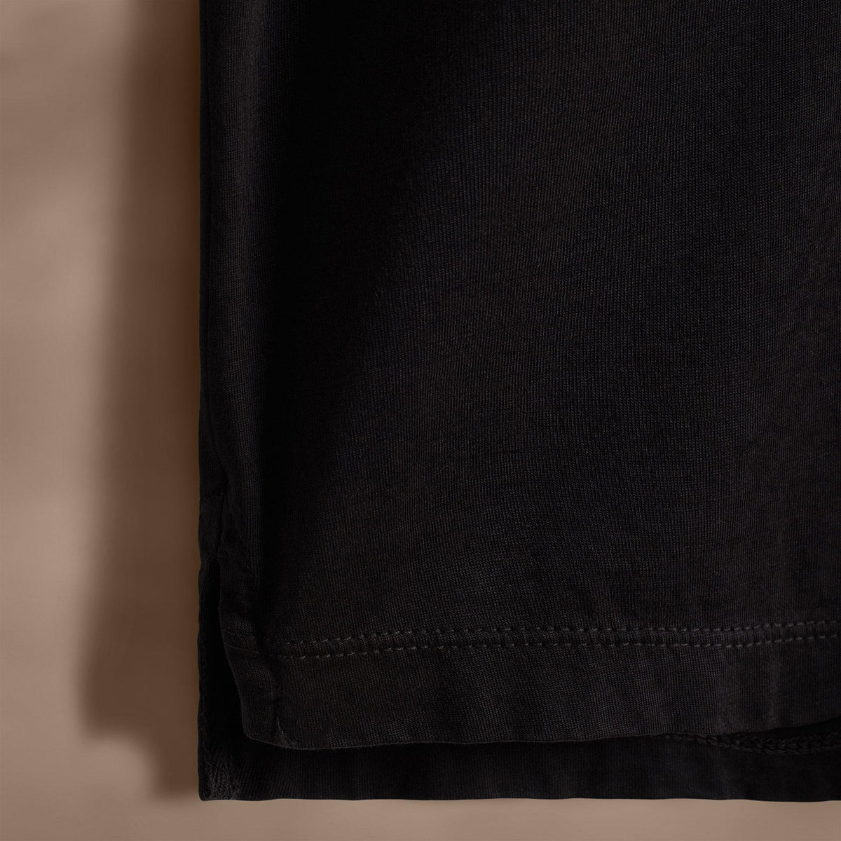 Sueded Jersey Rugby Polo in Black | James Perse Los Angeles