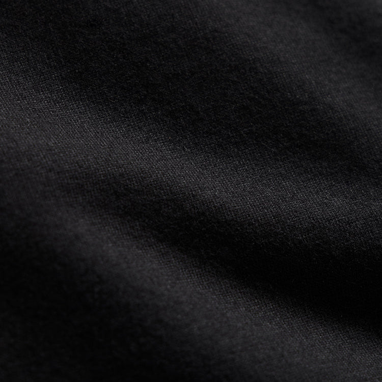 Sueded Jersey Polo in Black | James Perse Los Angeles