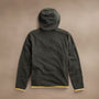 Tech Waffle Performance Hoodie  in Carbon/Yellow | James Perse Los Angeles