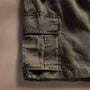 Textured Linen Flight Short in Army Green | James Perse Los Angeles
