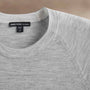 Ultra Fine Cshmr Raglan Crew in Light Heather Grey | James Perse Los Angeles