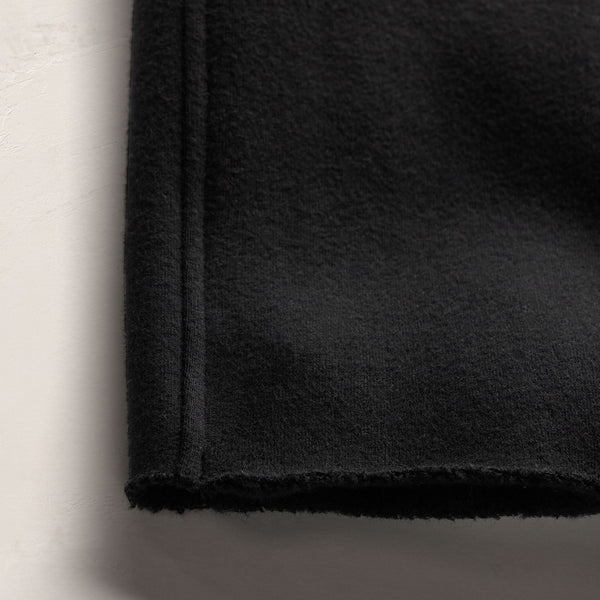 Cozy Straight Sweat Pant in Black | James Perse Los Angeles