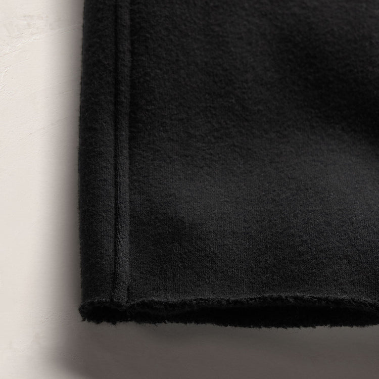 Cozy Straight Sweat Pant in Black | James Perse Los Angeles