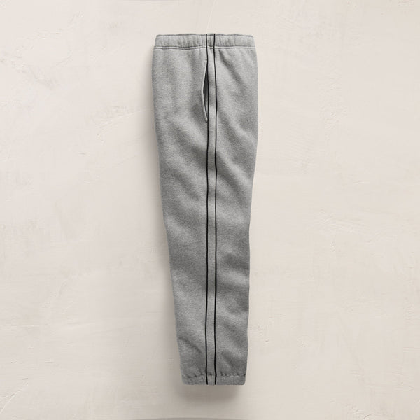 Cozy Sweat Pant With Piping in Heather Grey | James Perse Los Angeles