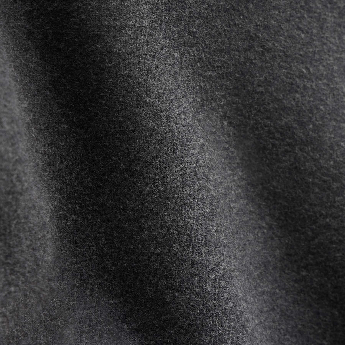 Cozy Hooded Sweatshirt in Heather Charcoal | James Perse Los Angeles