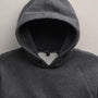 Cozy Hooded Sweatshirt in Heather Charcoal | James Perse Los Angeles