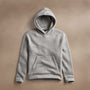 Cozy Hooded Sweatshirt  in Heather Grey | James Perse Los Angeles