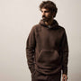 Men's Cozy Fleece Zip Hoodie & Cozy Sweat Pant With Piping Gift Set In Porcupine | James Perse Los Angeles