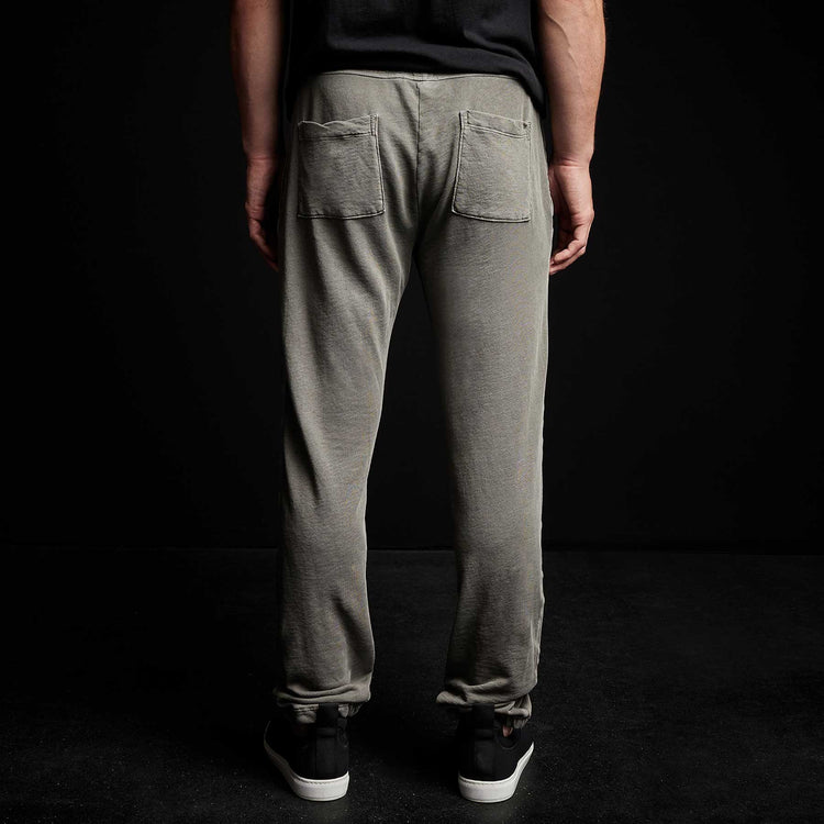 Vintage French Terry Sweatpant in River Rock Pigment | James Perse Los Angeles