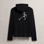 Men's French Terry Hoodie Grateful Dead in Black | James Perse Los Angeles