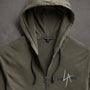 JP x LA in Zipup Hoodie in Platoon Pigment | James Perse Los Angeles