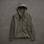 JP x LA in Zipup Hoodie in Platoon Pigment | James Perse Los Angeles