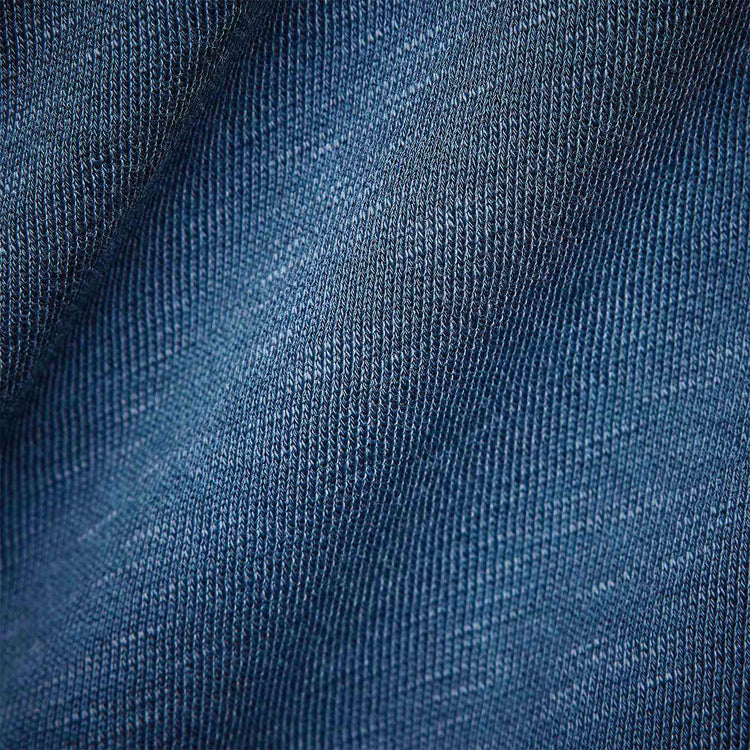 Vintage French Terry Zip Up Hoodie in Lake Pigment | James Perse Los Angeles