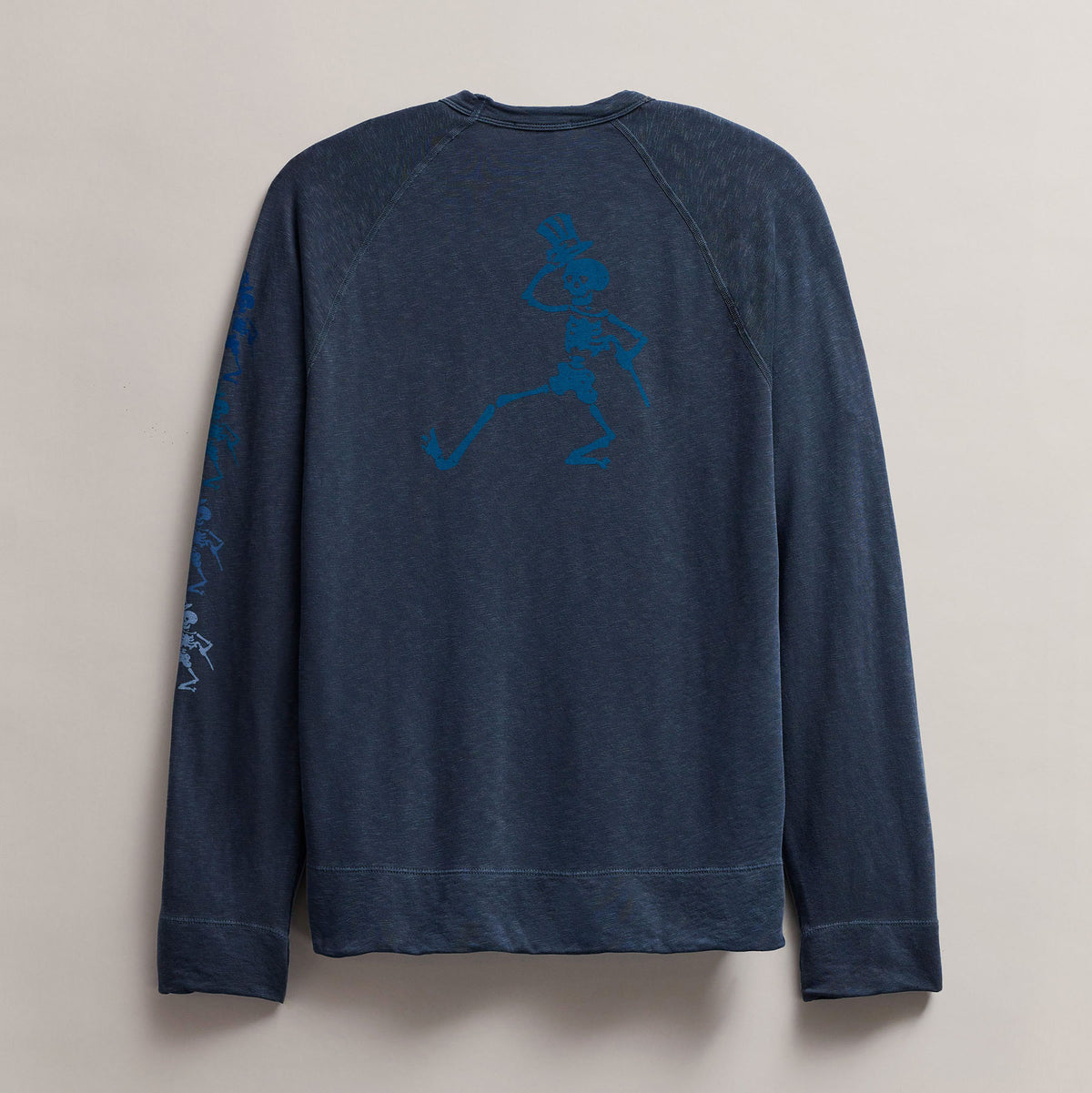 Men's Raglan Sweatshirt Grateful Dead in Deep Pigment | James Perse Los Angeles