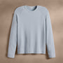 Vintage French Terry Sweatshirt in Grey Glacier Pigment | James Perse Los Angeles