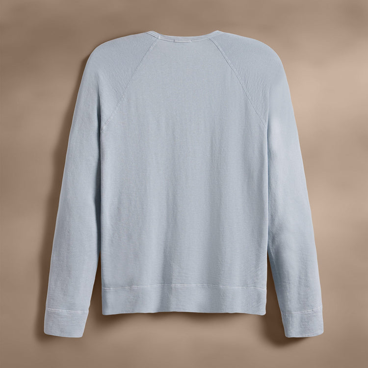 Vintage French Terry Sweatshirt in Grey Glacier Pigment | James Perse Los Angeles